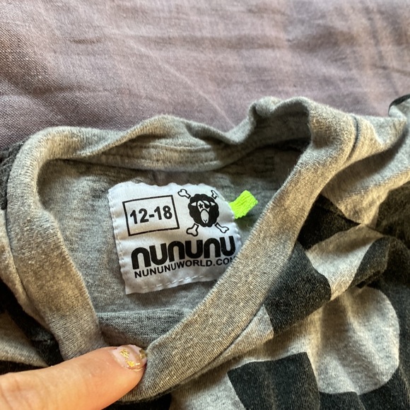 NUNUNU 12-18M numbered playsuit - Picture 2 of 4